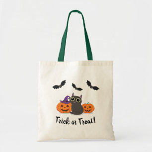 Tote Bag Bonbons d'Halloween ou traiter les chauves-souris 