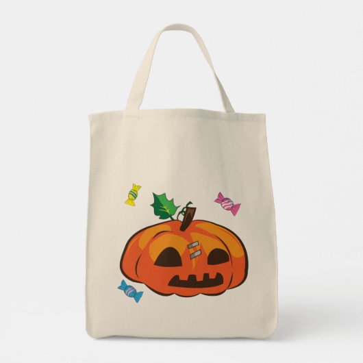 Tote Bag Bonbons effrayants Halloween (Dos)