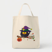 Tote Bag Bonbons effrayants Halloween (Devant)
