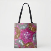 Tote Bag Bonbons en verre - Picasso en argent rose - Verre (Devant)