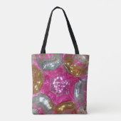 Tote Bag Bonbons en verre - Picasso en argent rose - Verre  (Dos)