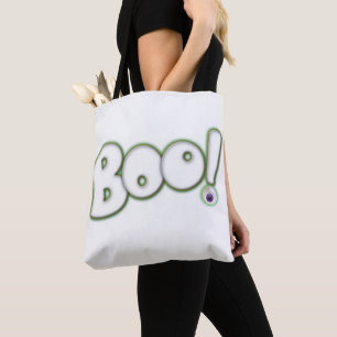 Tote Bag Bonbons pour yeux d'Halloween Ghost BOO