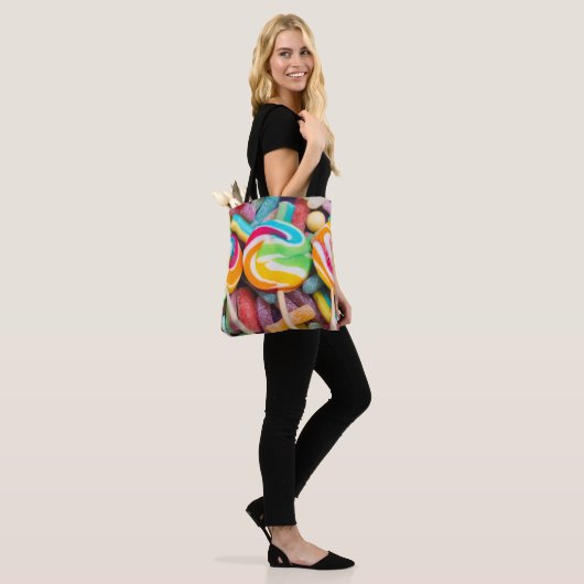 Tote Bag bonbons sucrés (Sur le modèle)