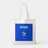 Tote Bag Bondi Beach, Bondi Beach Travel Art, Bleu (Dos)