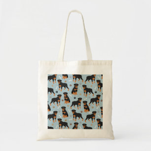 Tote Bag Bones et pattes de chien Rottweiler
