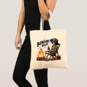 Tote Bag Bonfire Night - Skeleton boit par le feu (Devant (produit))