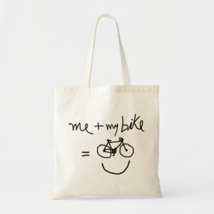 Tote Bag bonheur à vélo