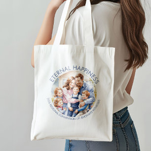 Tote Bag Bonheur éternel Joyeux Famille Enfants et Adultes