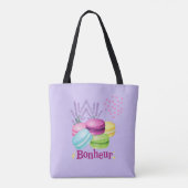 Tote Bag Bonheur Macarons (Dos)