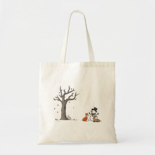 Tote Bag Bonhomme de neige de Noël Renard et Cerf Animal de
