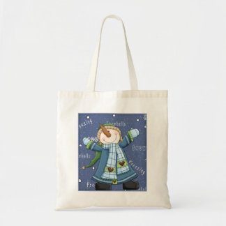 Tote Bag Bonhomme de neige heureux - conception de Noël