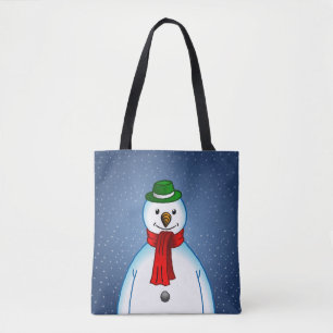 Tote Bag Bonhomme de neige joyeux