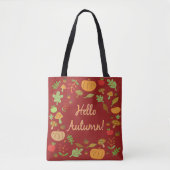 Tote Bag Bonjour Automne ! (Devant)