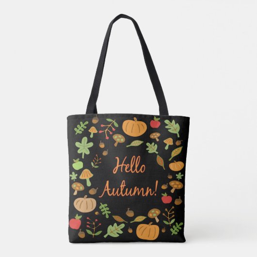 Tote Bag Bonjour Automne ! (Dos)
