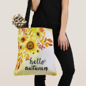 Tote Bag Bonjour automne (De près)