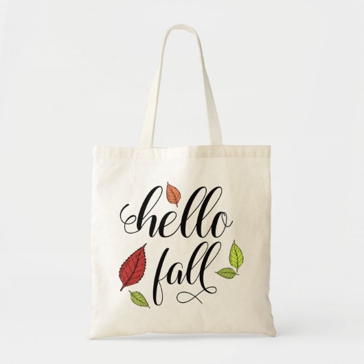 Tote Bag Bonjour Automne (Devant)