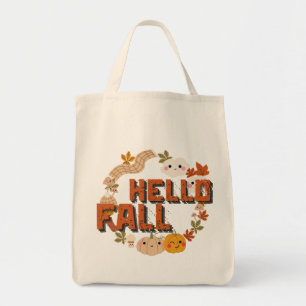 Tote Bag Bonjour Automne Mignonne Nature Automne feuilles C