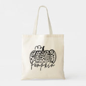 Tote Bag Bonjour Citrouille (Dos)