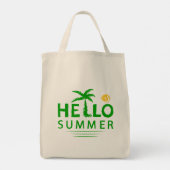 Tote Bag Bonjour été (Dos)