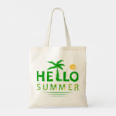 Tote Bag Bonjour été (Dos)