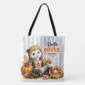 Tote Bag Bonjour gourd geous (Devant)