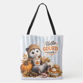 Tote Bag Bonjour gourd geous (Dos)