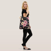 Tote Bag Bonjour Hibiscus (Sur le modèle)