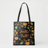 Tote Bag Bonjour l'automne ! (Devant)