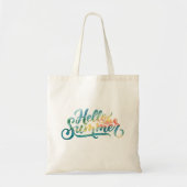 Tote Bag Bonjour l'été (Devant)