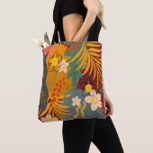 Tote Bag Bonjour Spring Happiness Time, Flore Tropicale (De près)