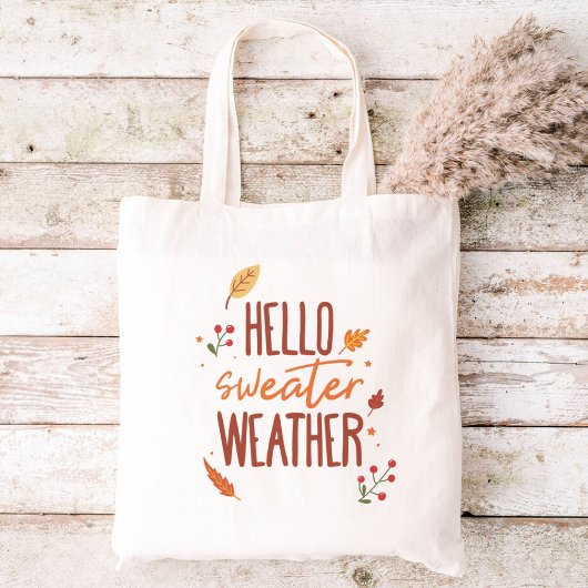 Tote Bag Bonjour Sweat Météo