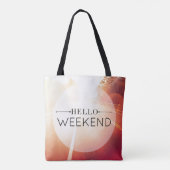 Tote Bag Bonjour week-end 3 (Dos)