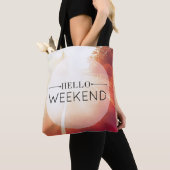 Tote Bag Bonjour week-end 3 (De près)
