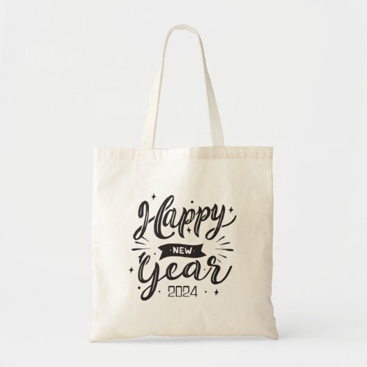 Tote Bag Bonne année 2024 (Devant)