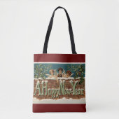 Tote Bag Bonne année Angels Fourre-tout (Devant)