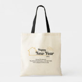 Tote Bag Bonne année | Appréciation du client immobilier (Dos)