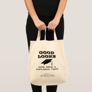 Tote Bag Bonne apparence et maintenant Diplôme Trop drôle G