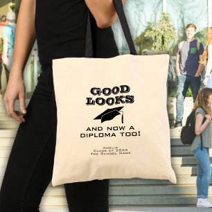 Tote Bag Bonne apparence et maintenant Diplôme Trop drôle G