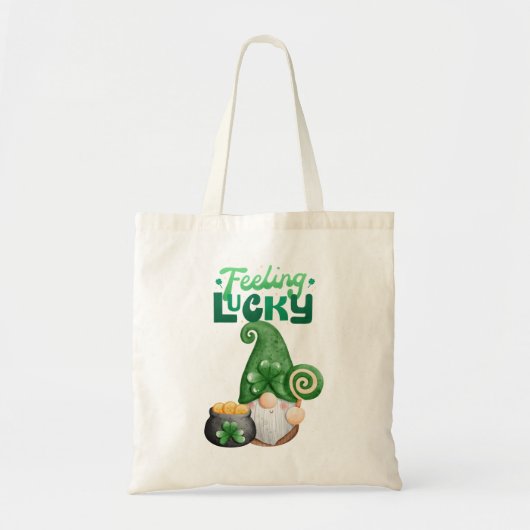 Tote Bag Bonne chance à la Saint Patrick (Devant)