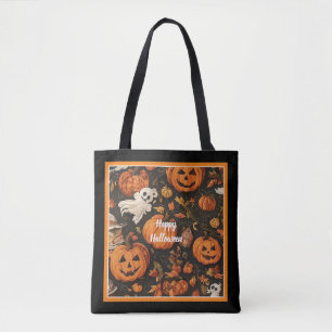 Tote Bag Bonne collection Vintage d'Halloween