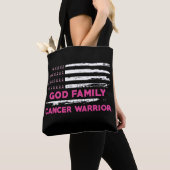 Tote Bag bonne famille conscience du cancer du sein (De près)