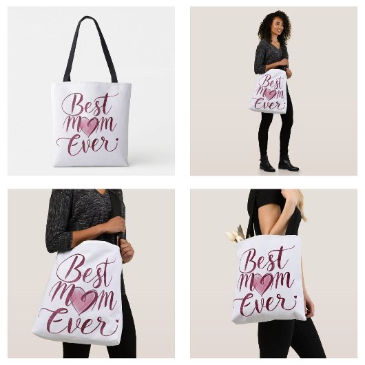 Tote Bag Bonne fête des mères Meilleure maman jamais