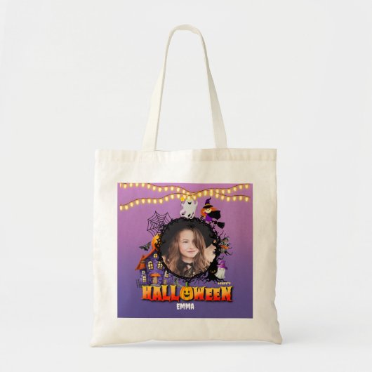 Tote Bag Bonne Halloween C'est la fête de la saison Éffraya (Devant)