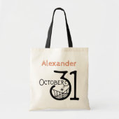Tote Bag Bonne Halloween Octobre 31 Enfants Candy Treat (Devant)