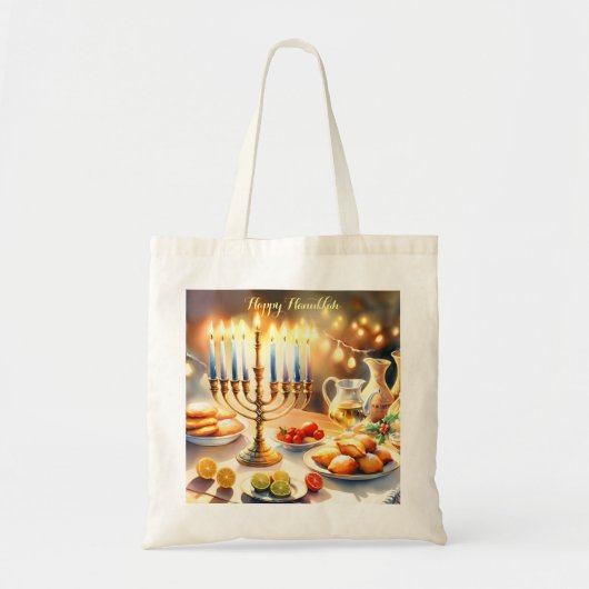 Tote Bag Bonne Hanoukka (Devant)