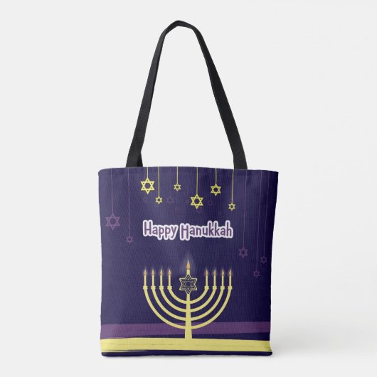 Tote Bag Bonne Hanoukka (Dos)