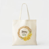 Tote Bag Bonne mère de printemps Sunflower Wreath (Devant)
