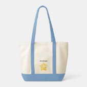 Tote Bag Bonne nuit Lune Violette (Dos)