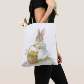 Tote Bag Bonne Pâques avec Peter Rabbit (De près)
