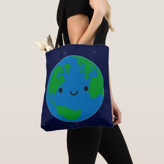 Tote Bag Bonne planète Terre (De près)
